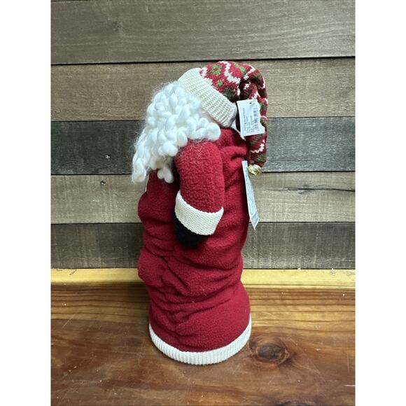 Expandable Plush Santa Decor 14”-21” Tall - Picture 3 of 5